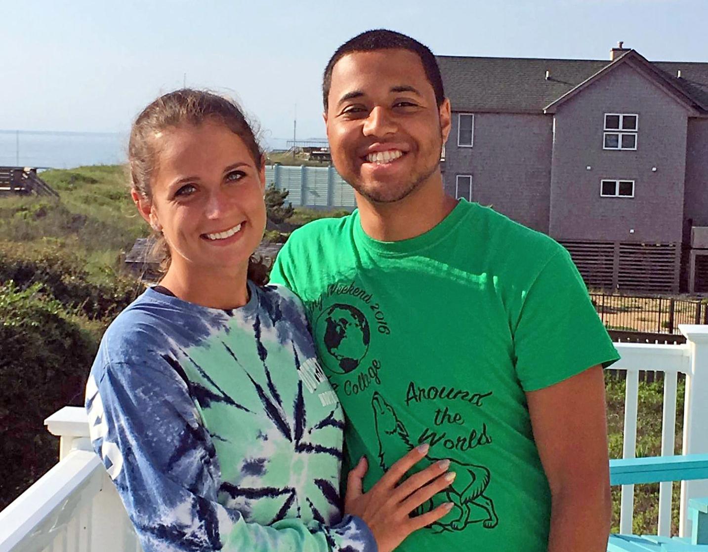 Trevor Irby, a 2012 graduate of Romulus High School, was shot and killed at a festival in California July 28. He is pictured here with Sarah Warner, who was at the festival with Irby at the time of the shooting and was not physically injured.